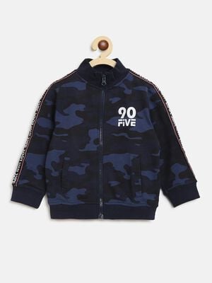 French Terry Sweatshirt With Print